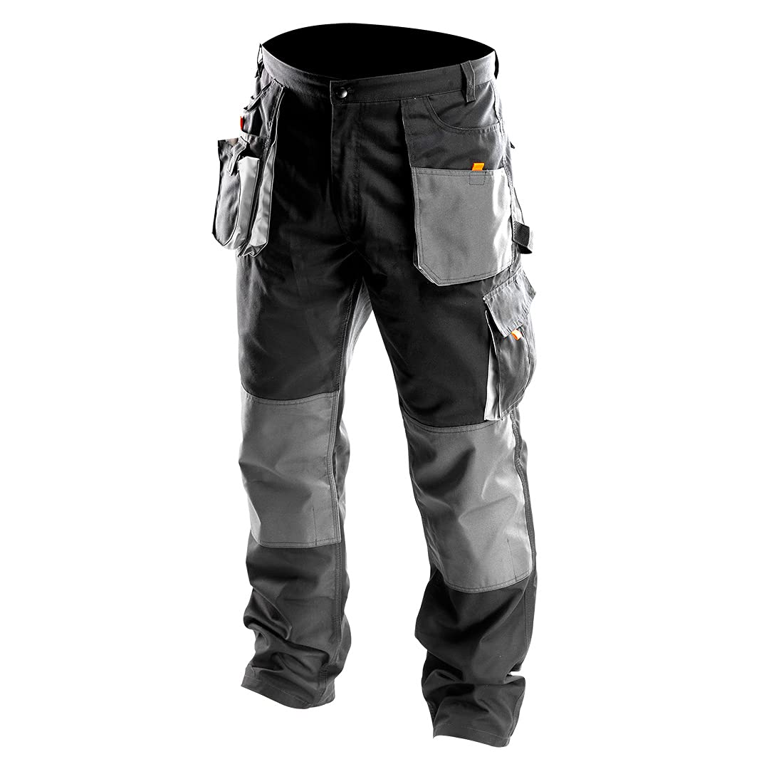 NEO TOOLS Profi Arbeitshose Multifunktion Bundhose, Sicherheitshose, Oxford-Stoffverstärkungen, vers