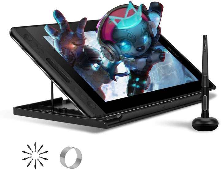 Huion Kamvas Pro 12 Grafiktablett mit Display, 11,6 Zoll Volllaminierter Zeichenmonitor, mit Batteri