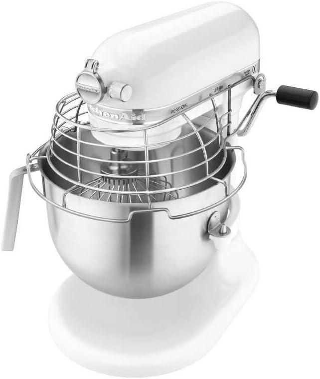 KitchenAid Professional 325 W Küchenmaschine 5KSM7990XBWH, Weiss, Fassungsvermögen: 6,9 Liter, 10 Ge