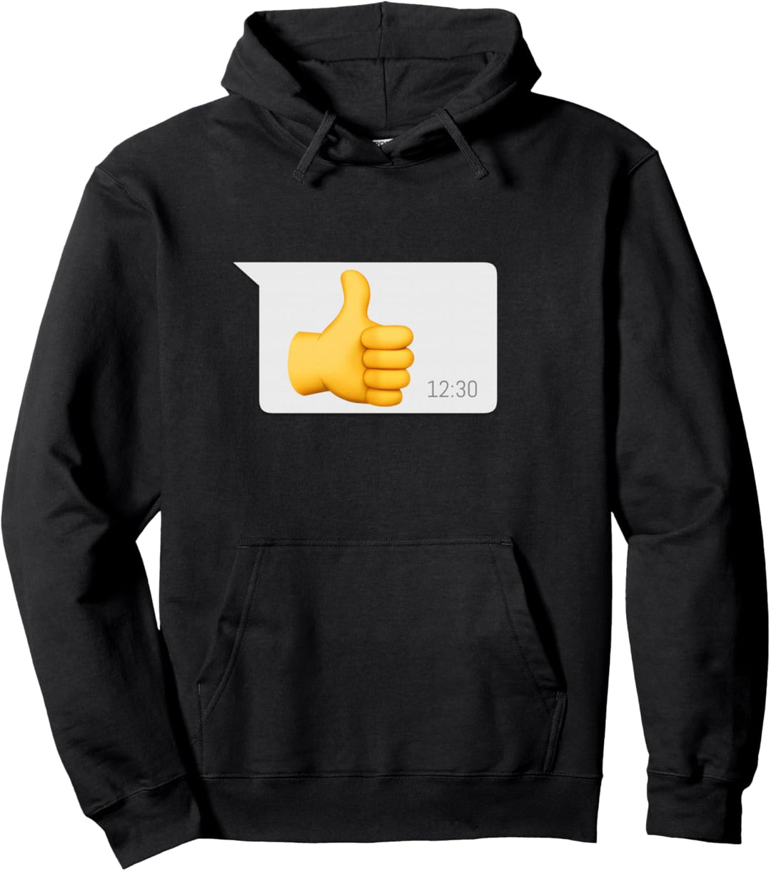 Daumen Hoch Nachricht für Papas Pullover Hoodie