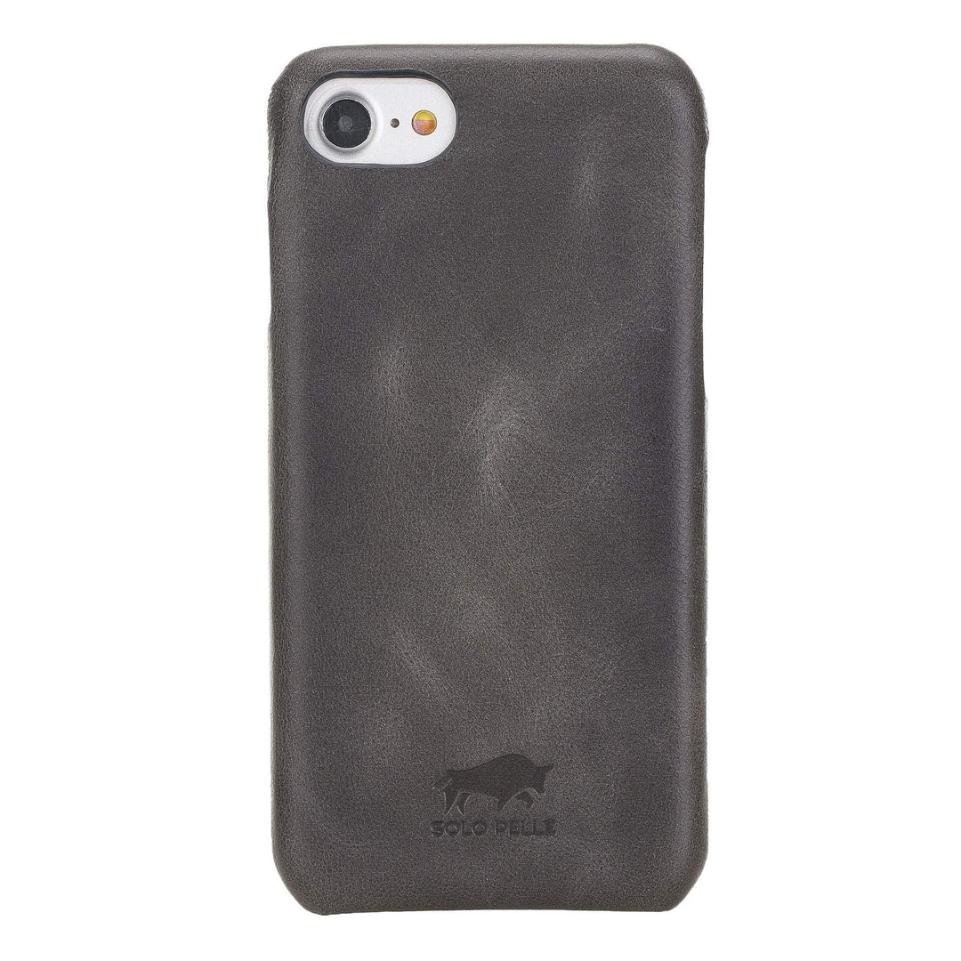 Solo Pelle Lederhülle für das iPhone SE 2020 - SE 2022 SE 3 Case Leder Hülle Ledertasche Backcover P