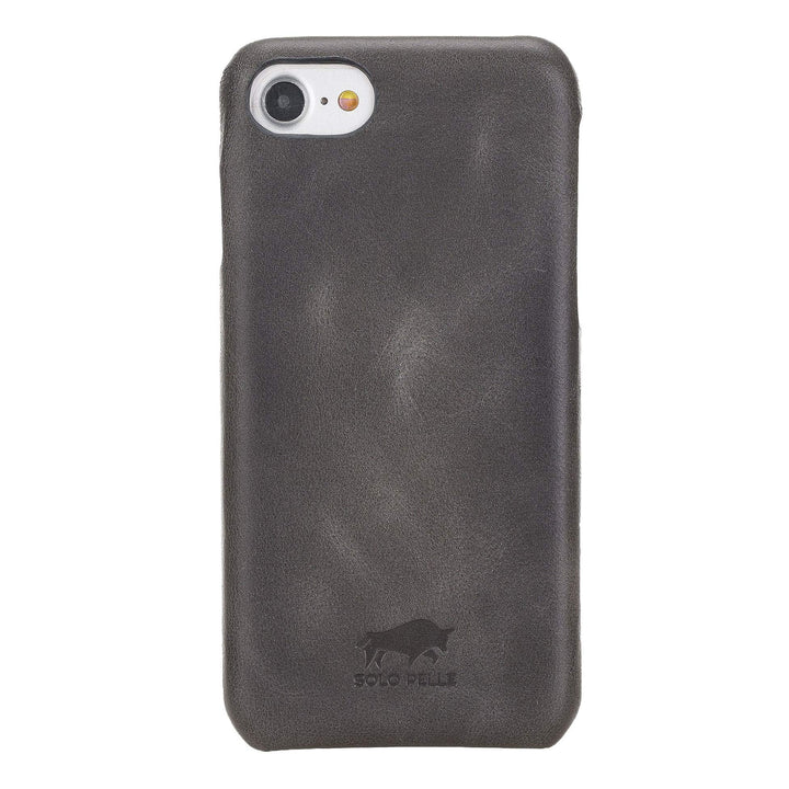Solo Pelle Lederhülle für das iPhone SE 2020 - SE 2022 SE 3 Case Leder Hülle Ledertasche Backcover P