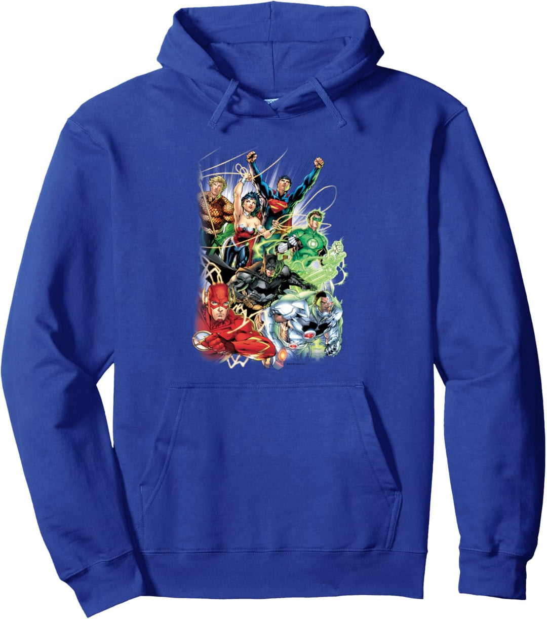 Justice League New 52 Cover #1 Pullover Hoodie
