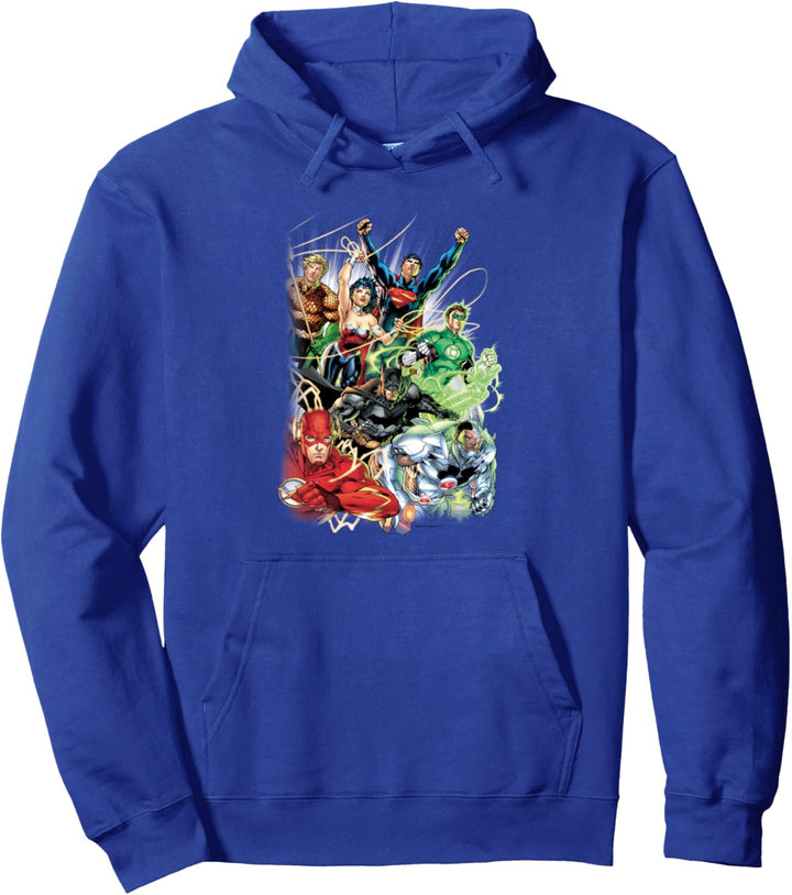 Justice League New 52 Cover #1 Pullover Hoodie