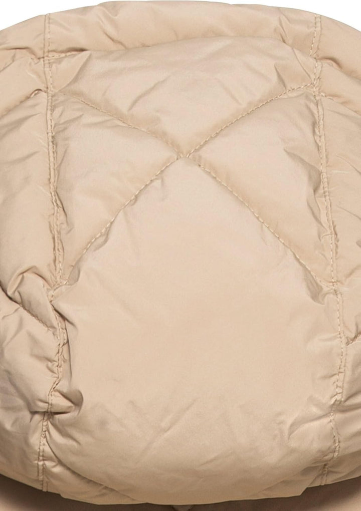 camel active Damen Steppmantel aus recyceltem Polyester 40 Beige, 40 Beige