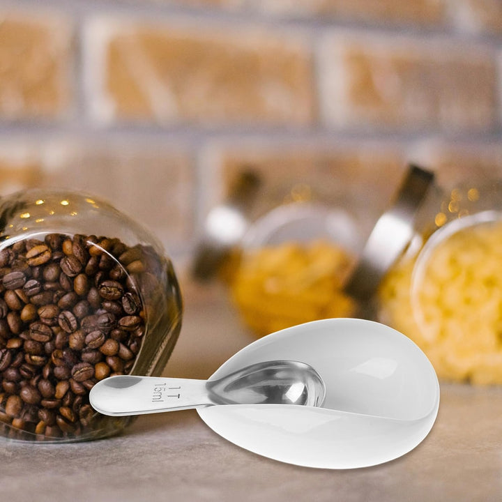 Kaffeebohnen Wiegeschale 15ml Keramik Edelstahl für Zuhause