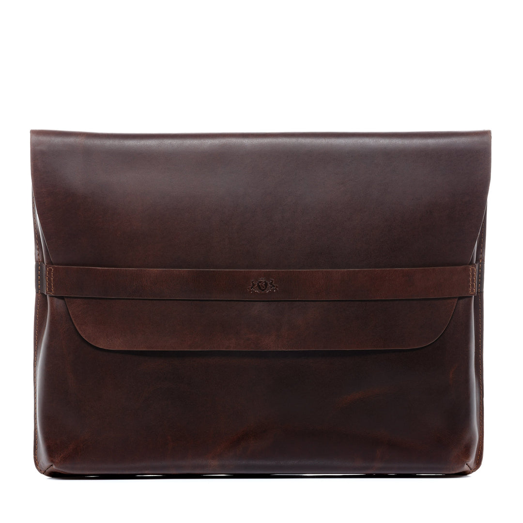 SID &amp; VAIN Laptop-Hülle HARVORD aus Premium Leder I Laptop Case gross für Herren und Damen 13 Zoll e
