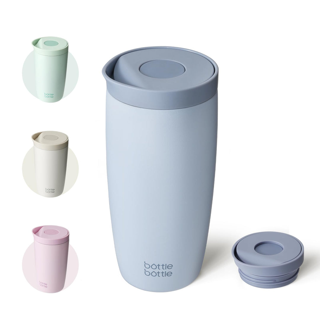 BOTTLE BOTTLE Thermobecher 500ml To Go – Premium Isolierbecher aus Edelstahl, auslaufsicher, BPA-fre