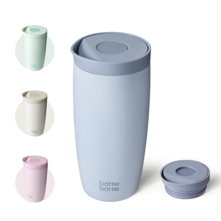 BOTTLE BOTTLE Thermobecher 500ml To Go – Premium Isolierbecher aus Edelstahl, auslaufsicher, BPA-fre