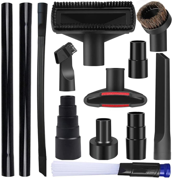 13 Pcs Staubsauger Düsen Set StaubsaugerAufsätze Nass Trocken Kunststoff Adapter 32-35 mm Staubsauge