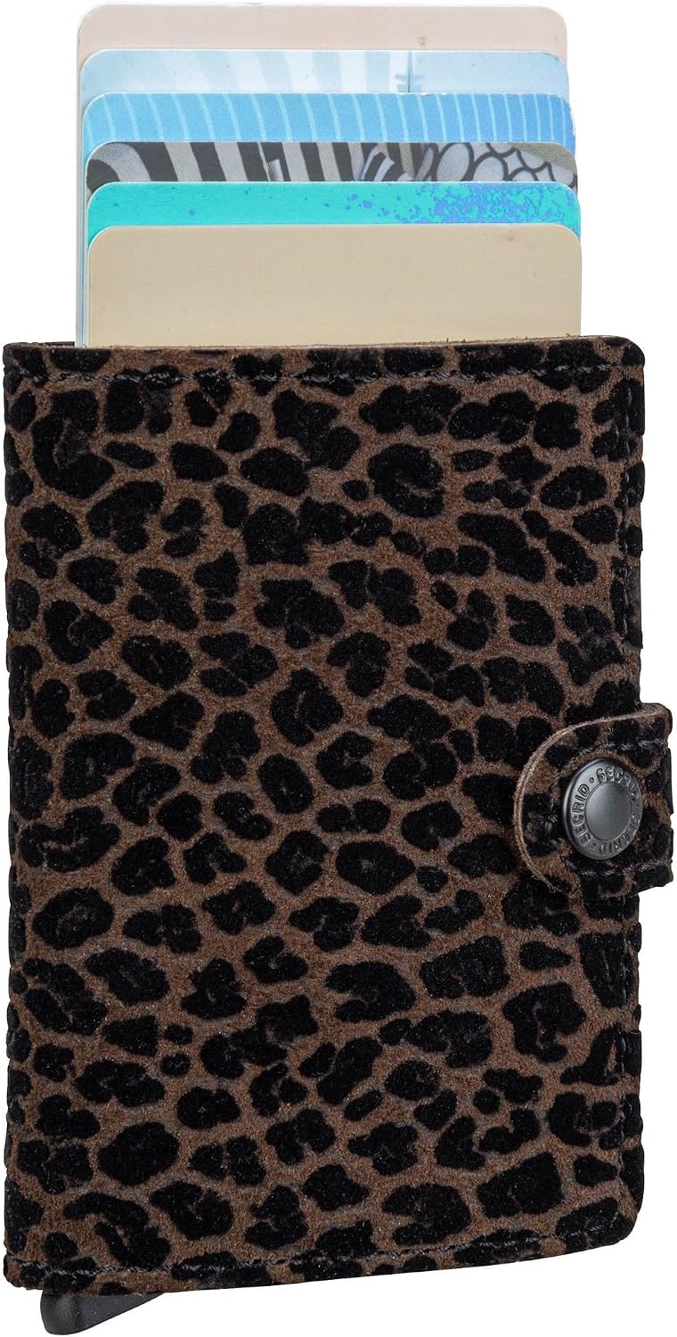 Secrid Damen Geldbörse Miniwallet Leo One Size Brown Einheitsgrösse, Brown Einheitsgrösse