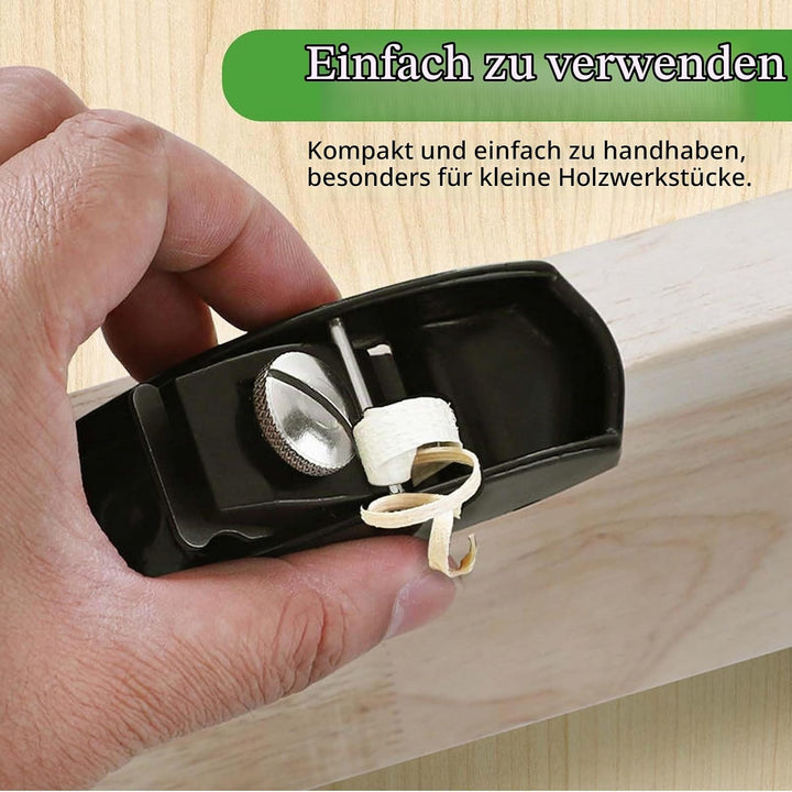 FZYCOM Mini Hobel Holz mit 2Pcs Klinges, Handhobel Klein, Holzhobel, Mini Holzhobel, Schreinerflugze