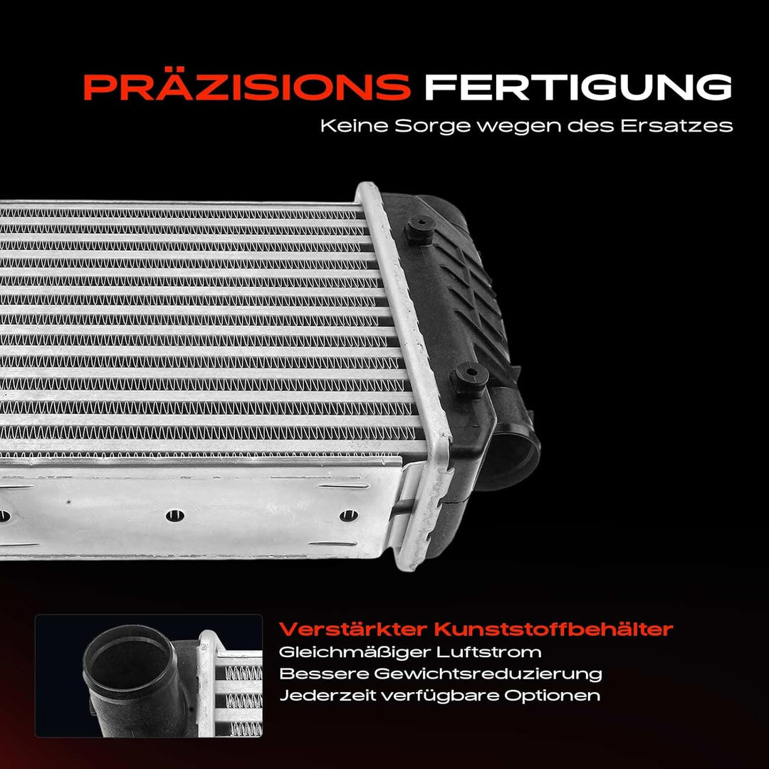 Frankberg 1x Ladeluftkühler Turbokühler Kompatibel mit A6 4F2 C6 2004-2011 A6 Allroad 4FH C6 2006-20