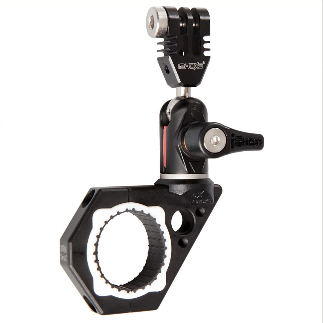 iSHOXS BullBar Pro-X 34 | Action Cam Motorrad-Lenkerhalterung | Professioneler Aluminium Halter pass
