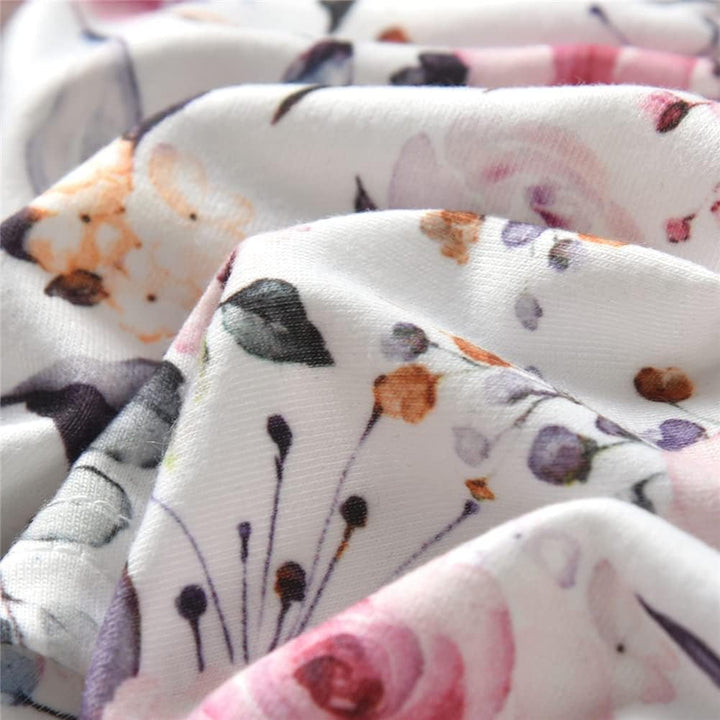 Baby Mädchen Outfits Mädchen Floral gedruckte lange Ärmel Top Hose 3pcs Kleidung Set für Baby Mädche