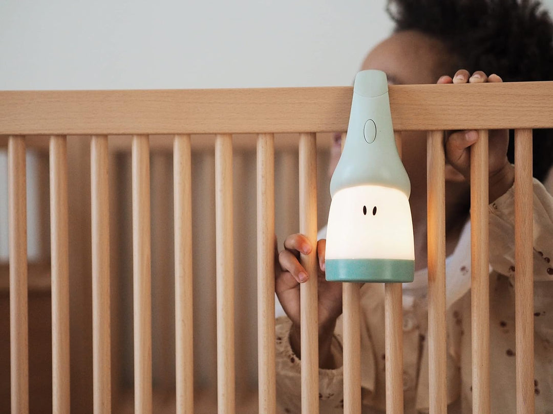 BÉABA, Nachtlicht für Kinder/Babys, tragbar, kabellos, skalierbar in Taschenlampe, weiches Licht, er