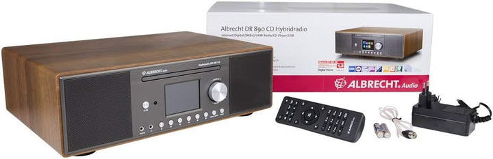 Albrecht DR 890 CD, 27389.02, Kompaktanlage - Internetradio, Digitalradio, WLAN, DAB+, UKW mit RDS,
