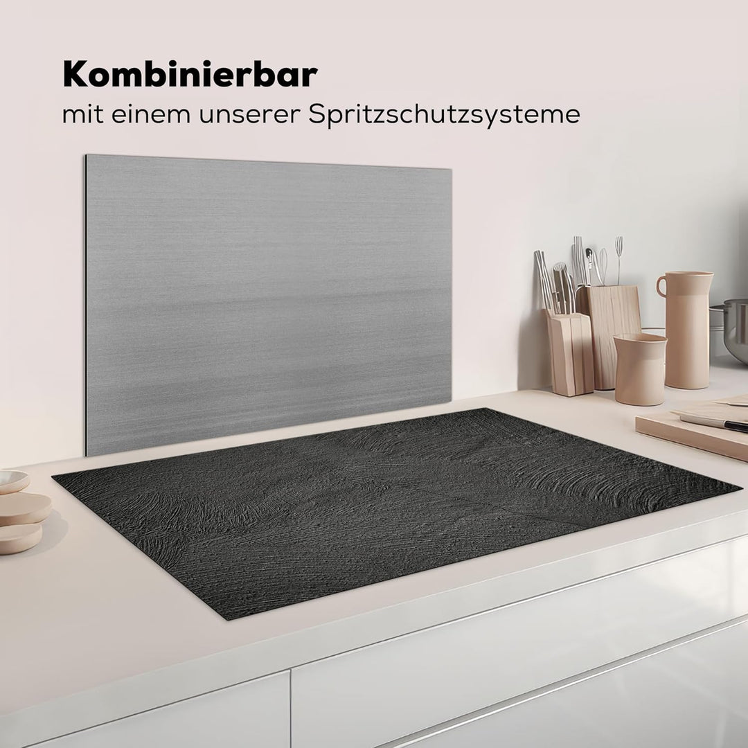 Herdabdeckplatte Einteilig Küche Herdabdeckung Induktionsfeld Ceranfeld Herdabdeckplatten Vinyl Matt