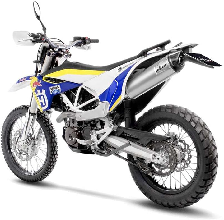 Endschalldämpfer/Auspuffanlage LeoVince SLIP-ON SBK LV ONE EVO, Edelstahl, Carbon Kappe für Husqvarn