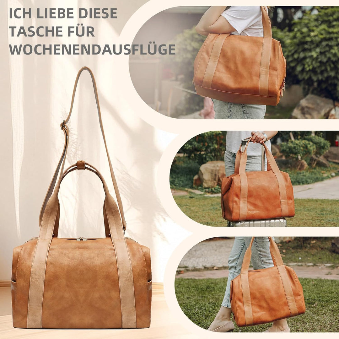 MISS FONG Reisetasche Damen Herren Sporttasche Damen Duffle Bag Weekender Damen Herren Reisetasche P