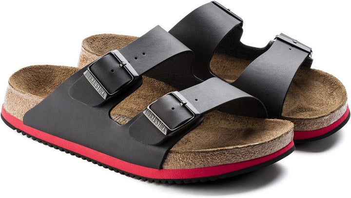 Birkenstock Classic Arizona Leder Unisex-Erwachsene Pantoletten 38 EU Schmal Schwarz, 38 EU Schmal S