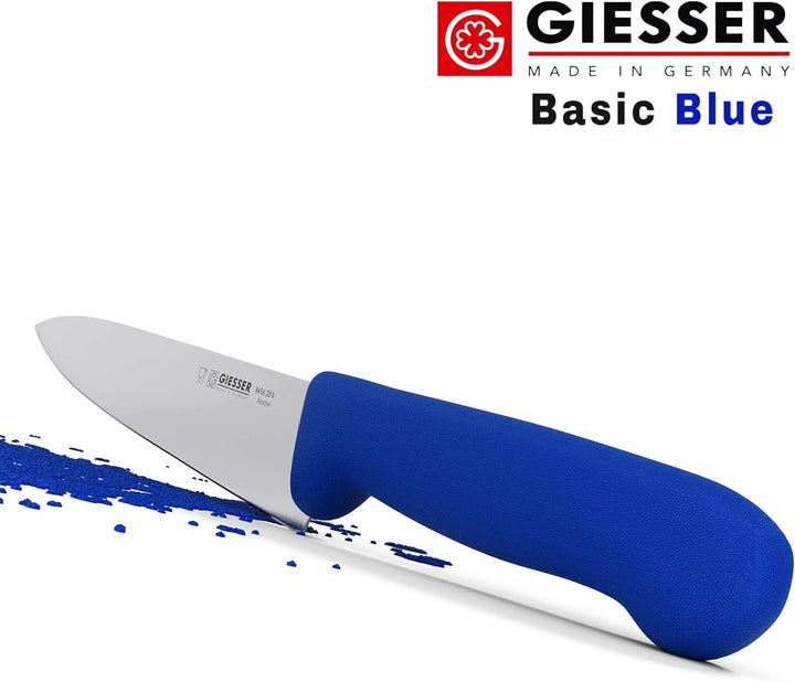 Giesser seit 1776 - Made in Germany - Tranchiermesser blau, Basic Blue, Klinge 20 cm, rutschfest, sc