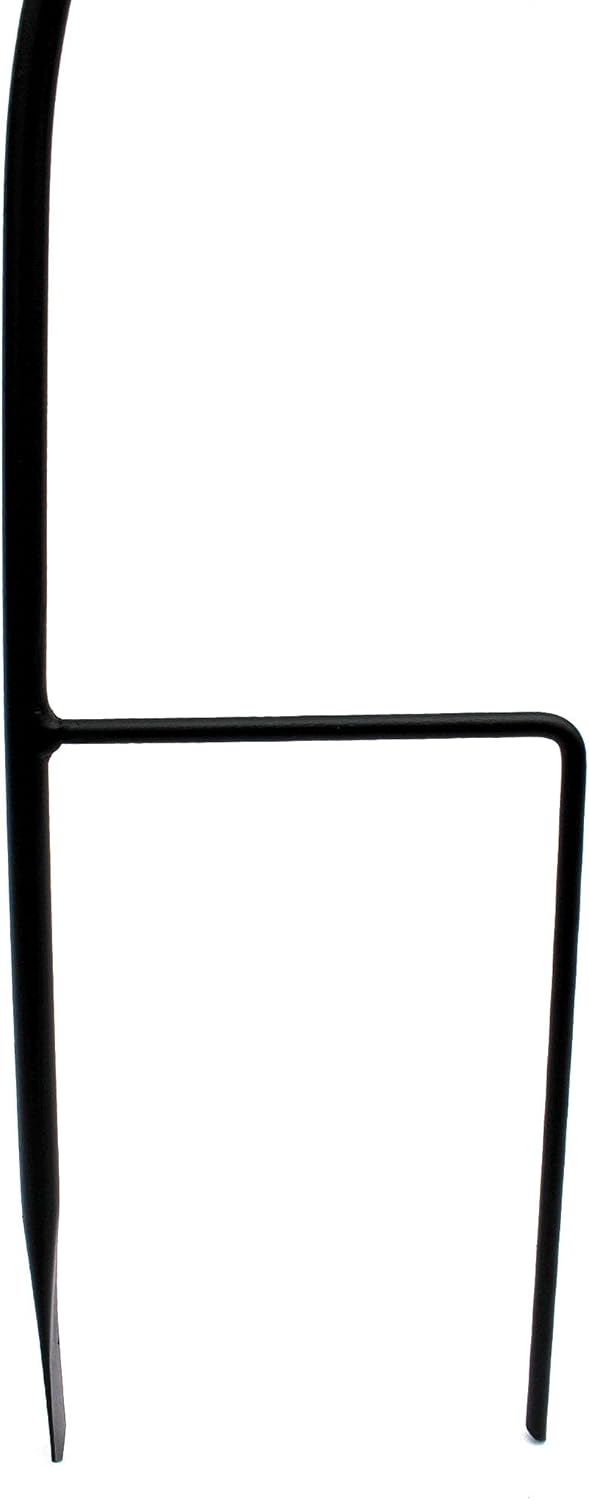 DanDiBo Rankhilfe Herz Kletterhilfe aus Metall 147 cm Bodenstecker Stecker Rankgitter