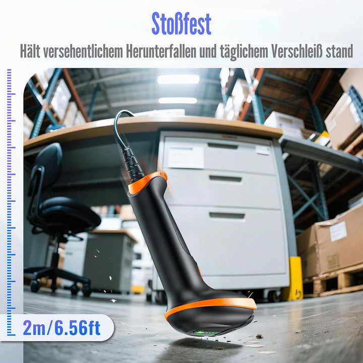 Tera Barcode Scanner 1D 2D QR Wired Handscanner Kabelgebundenes CMOS-Barcode-Lesegerät mit Stossfest