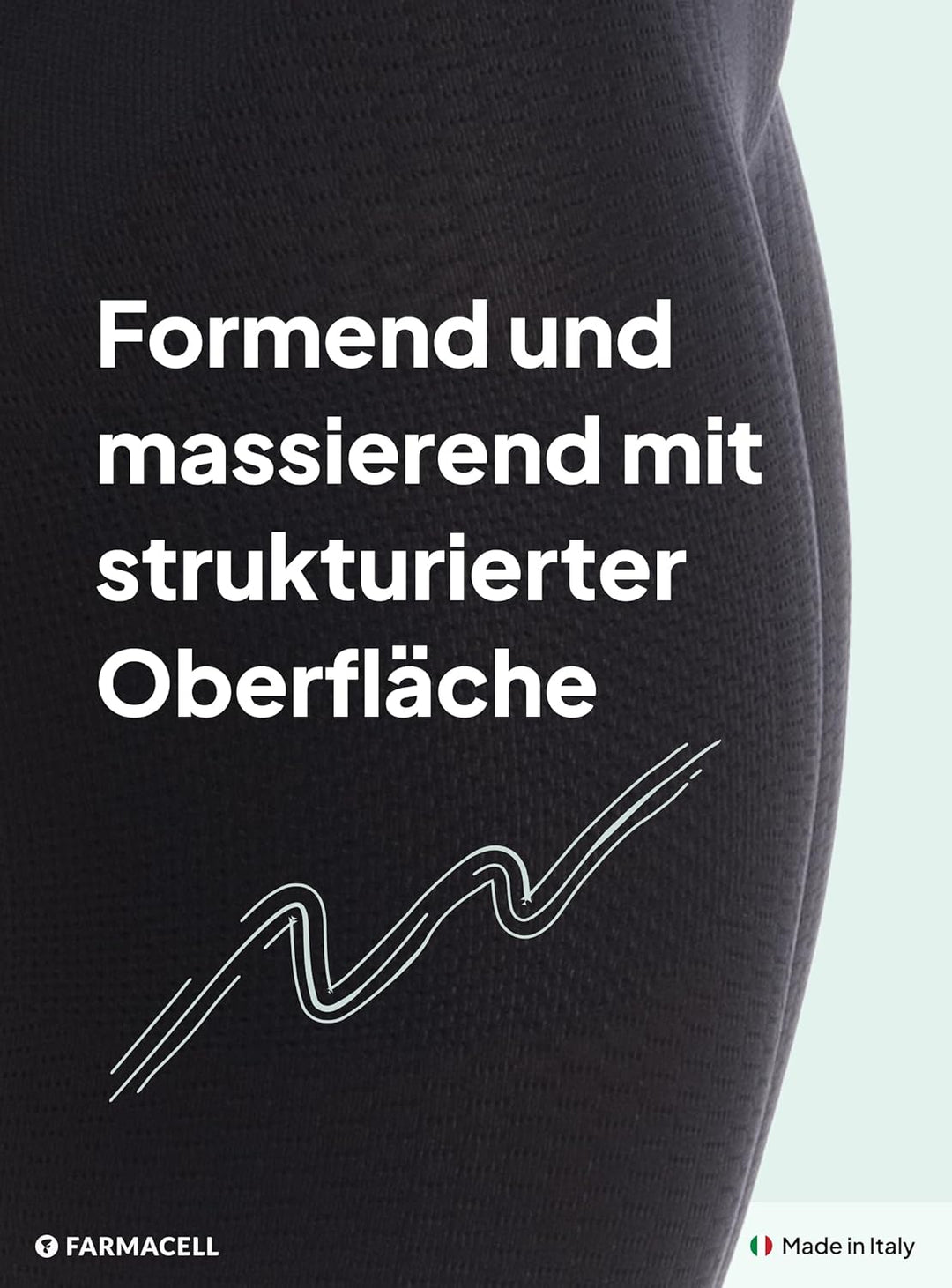 FarmaCell 312 Figurformende massierende Miederhose Anti Cellulite, S-M Schwarz