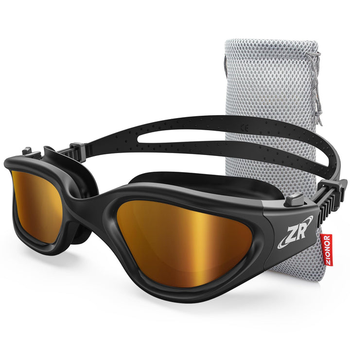 ZIONOR G1 - Polarisierte Schwimmbrille für Unisex und Erwachsene und Damen, beschlagfrei, 100% UV-Sc