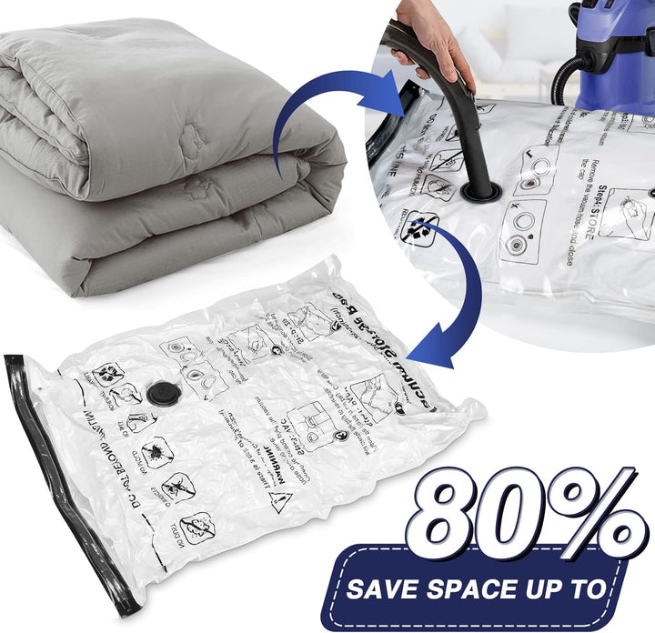 Vakuumierbeutel Kleidung Accenter Vakuumbeutel für Kleidung Wiederverwendbar Vacuum Bags for Clothin