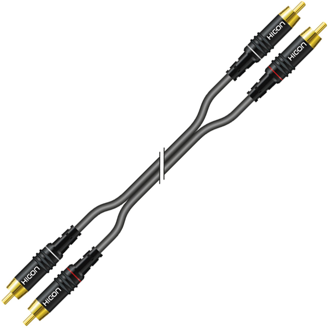 Sommer Cable 30307390 Onyx 2x2 Cinchkabel 0,5m 0,5m Schwarz, 0,5m Schwarz
