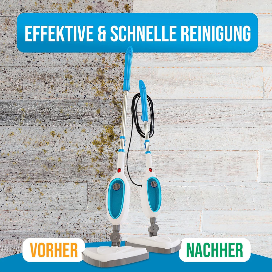Strex 12 in 1 Dampfreiniger - Teppichreiniger/Fleckenreiniger - hygienische Bodenreinigung von gross