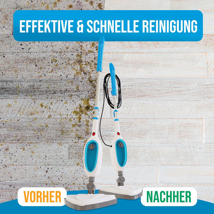 Strex 12 in 1 Dampfreiniger - Teppichreiniger/Fleckenreiniger - hygienische Bodenreinigung von gross