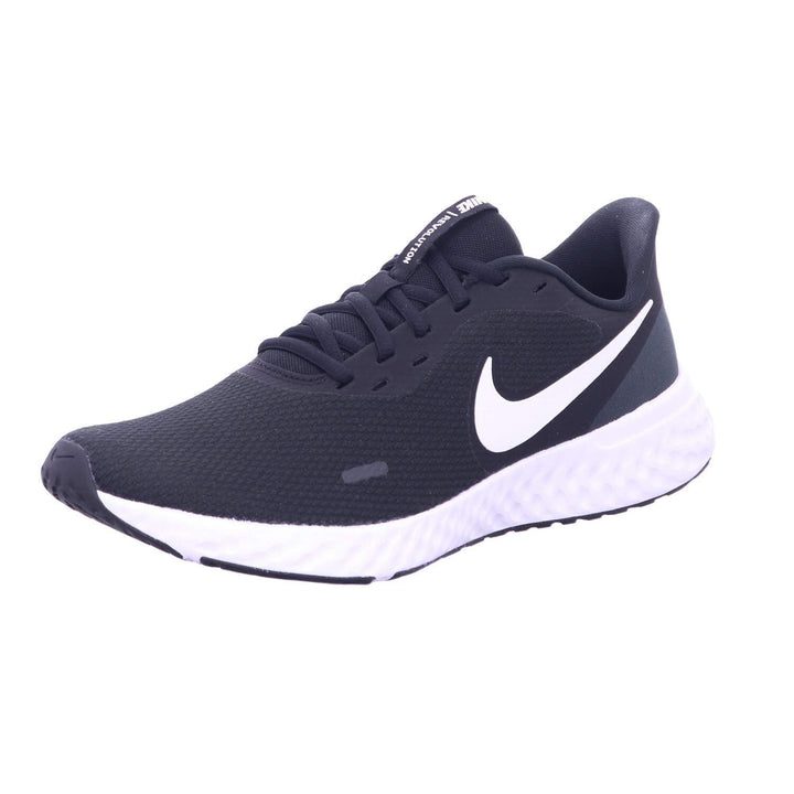 Nike Herren Revolution 5 Sneaker 45 EU Schwarz Black White Anthracite, 45 EU Schwarz Black White Ant