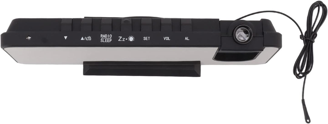 Zerodis LED-Digitalprojektionswecker, HD-Projektion, 180-Grad-Drehung, 2032-Knopfbatterie, ABS-LED-D