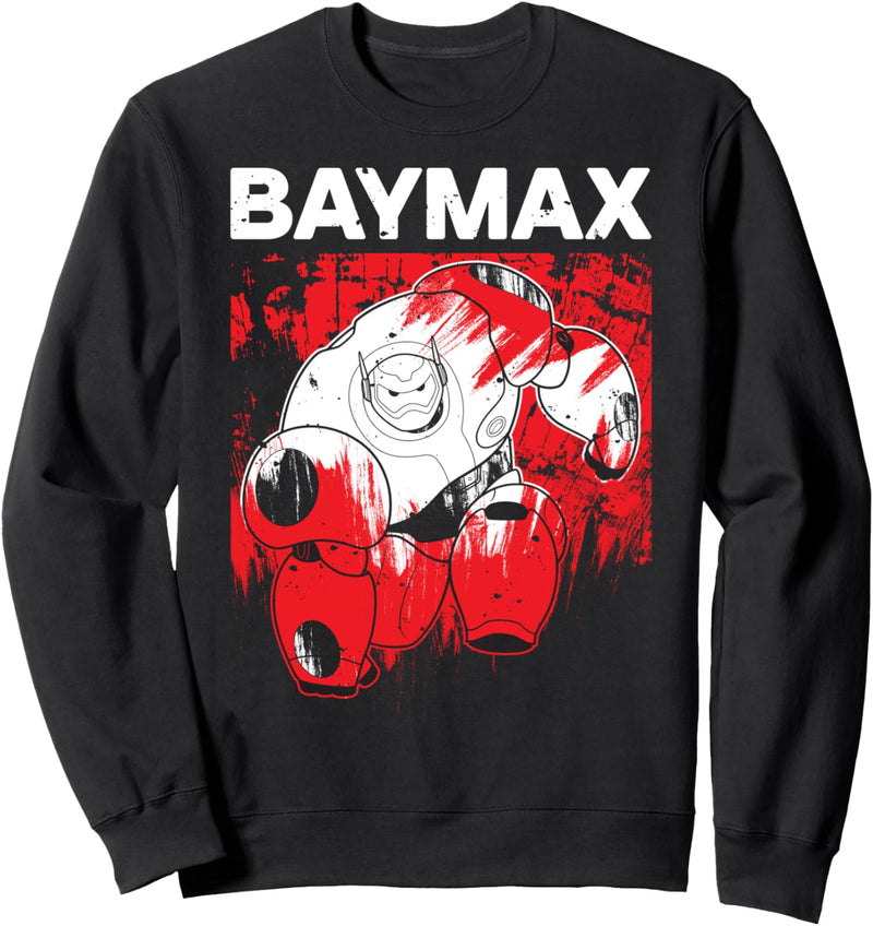 Disney Big Hero 6 Baymax Distressed Portrait Sweatshirt