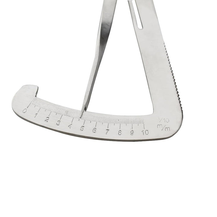 Edelstahl-Messschieber, Zahndickenmessgerät, Dreieckskronenmessgerät für Zahntechniker(Metall Messen