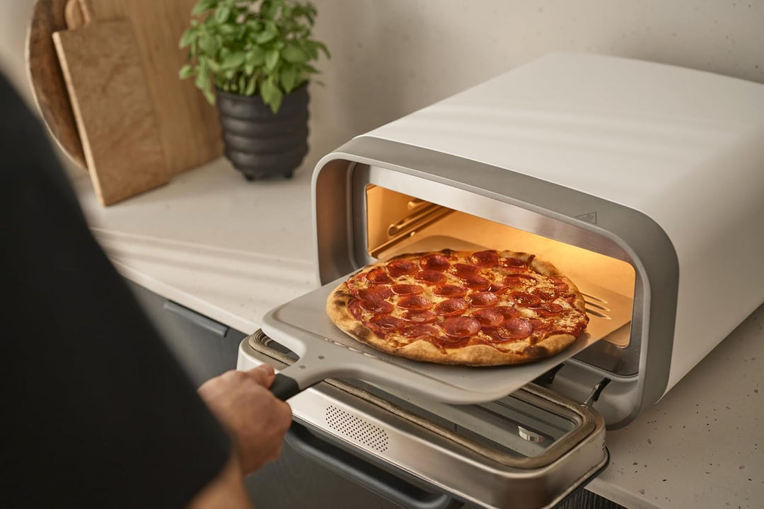 Ooni 30,5 cm kompakter Pizzaschieber - Pizzaschieber aus Metall, 30,5 cm, leichter Pizzaschieber mit