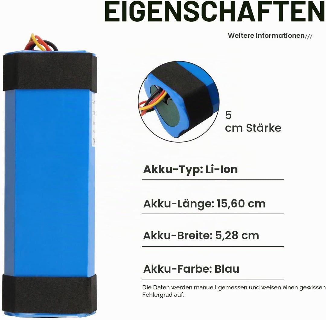 4000mAh Vacuum Cleaner Ersatz Akku Kompatibel mit Tineco iFloor 3, Floor ONE S3,Floor one S3 Breeze