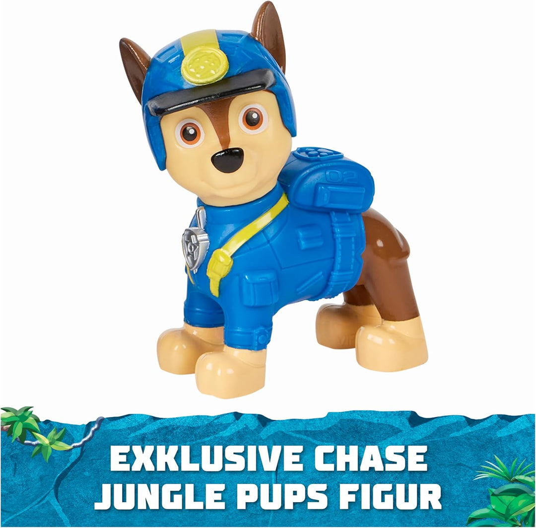 PAW Patrol Jungle Pups - Tiger-Fahrzeug mit Chase-Figur (Basis Fahrzeug), Spielzeug für Kinder ab 3