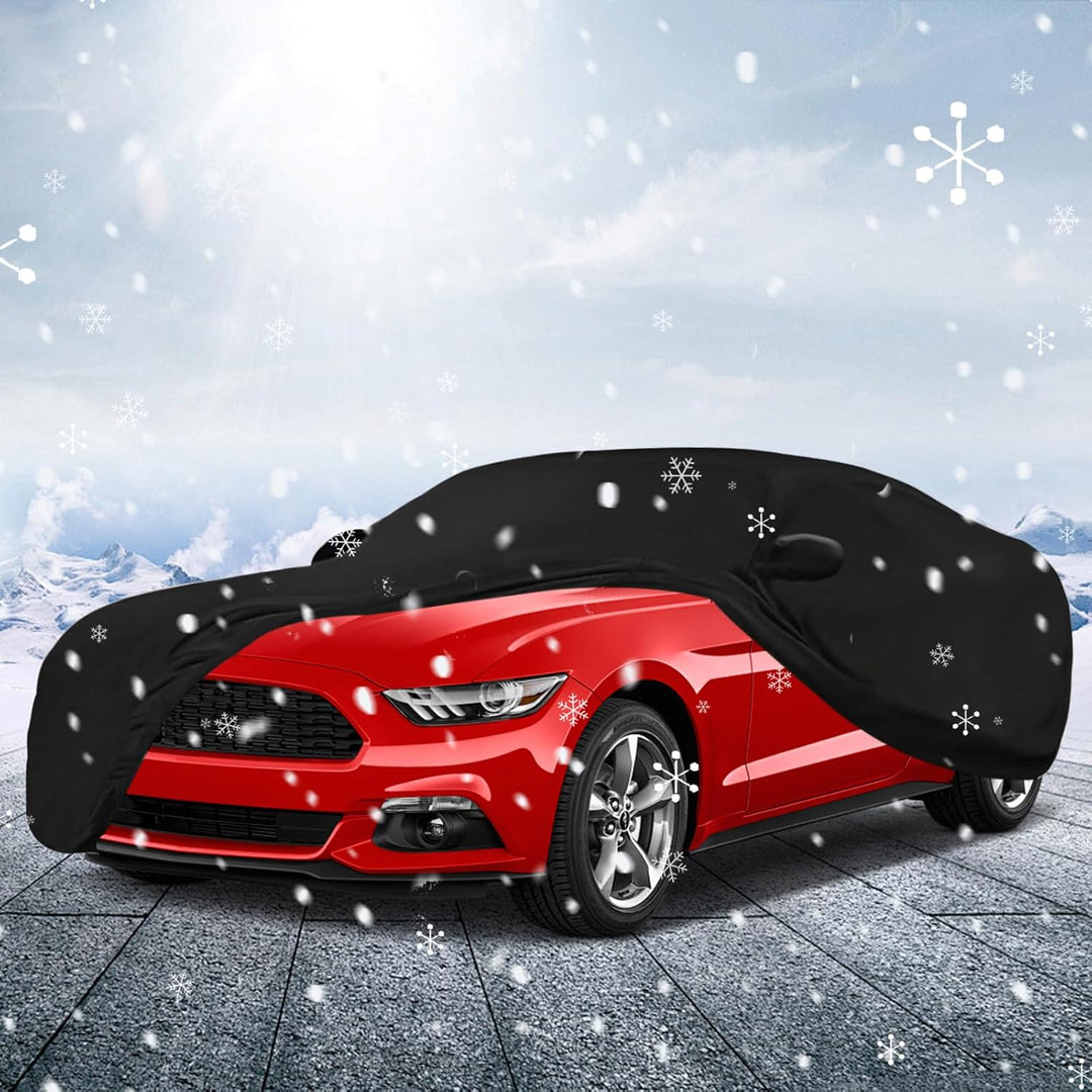 Autoabdeckung Indoor Kompatibel mit Ford Mustang 2005-2024, Stretch Atmungsaktiv Staubschutz Vollgar