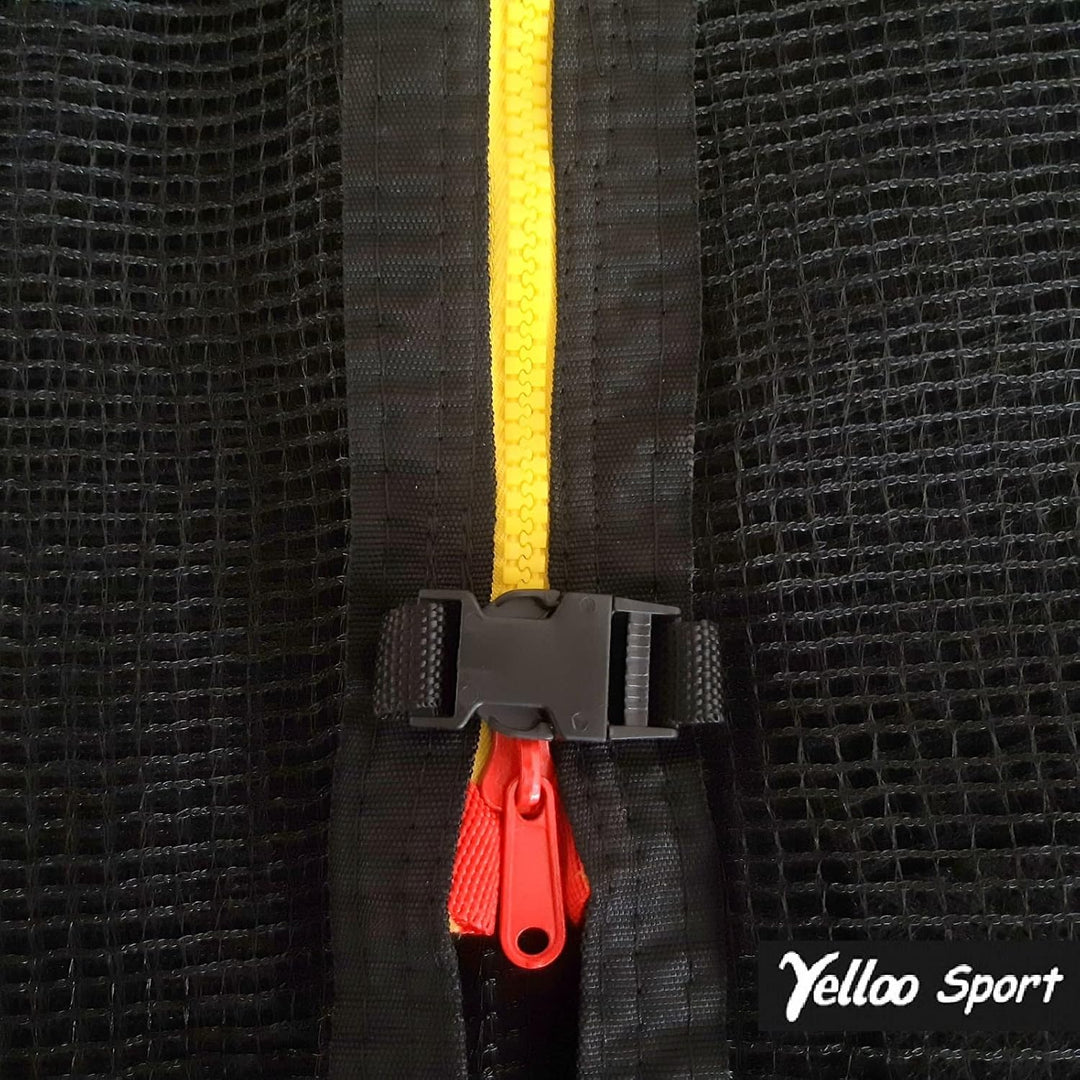 yelloo Ersatz-Trampolin für Sicherheitsnetz 185 245 305 366 427 cm Salto 10 m Netz für Ø 305 cm (8 p