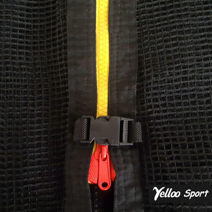 yelloo Ersatz-Trampolin für Sicherheitsnetz 185 245 305 366 427 cm Salto 10 m Netz für Ø 305 cm (8 p