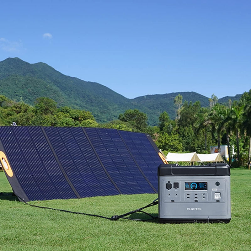 OUKITEL P2001 Powerstation mit Solarpanel 430W, 2000Wh USV LifePO4 Stromversorgung Solar Generator 2