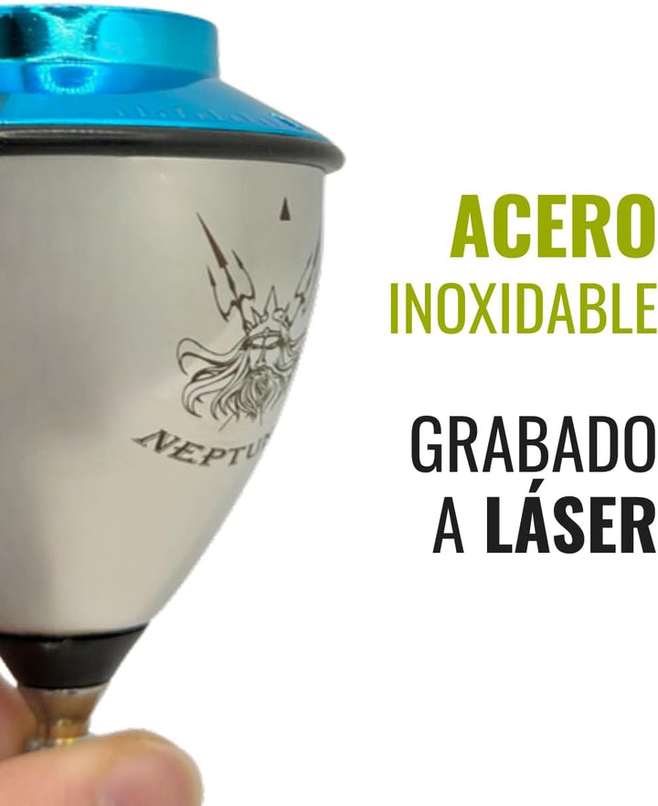 trompos space NRACUR Blau Gerardo Montero y Javi De María Neptuno Roller Seil Geschenk, Mediano
