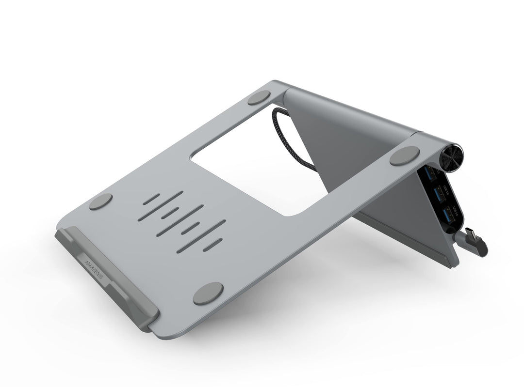 ADAM elements CASA Hub Stand 5-in-1 Laptop | grau | AAPADHUBSTDGY