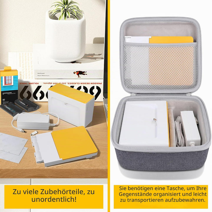 co2CREA Hart Reise Schutz Hülle Etui Tasche für Kodak Dock Plus 4PASS 4x6 Tragbarer Sofortbilddrucke