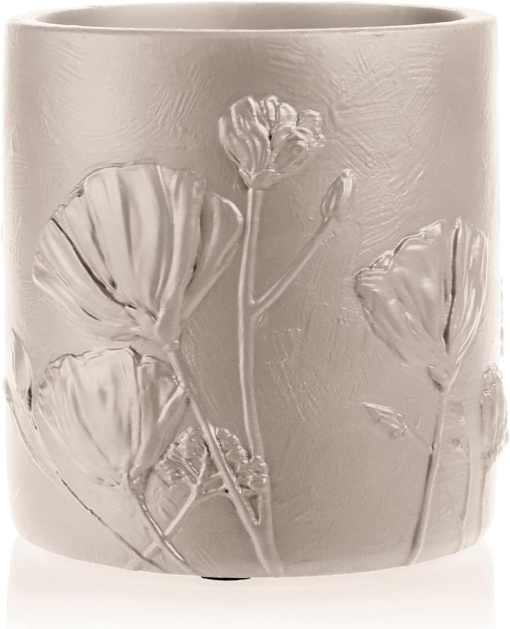 CONCRETTE Flower Deco Geformter Blumentopf für Aussen und Innen Handgefertigt aus Architekturbeton O