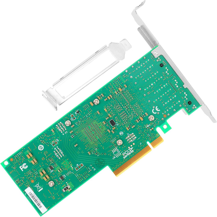 Euqvos PCIe Ethernet-Netzwerkkarte für Intel X710-T4 XL710BM1 Chipsatz PCIe 3.0 X8 10 GB 4 Port RJ45